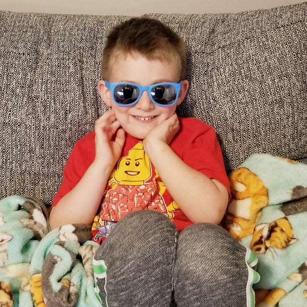 Light Blue RoShamBo Junior Sunglasses