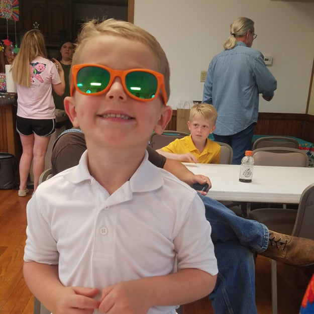 Orange RoShamBo Toddler Sunglasses