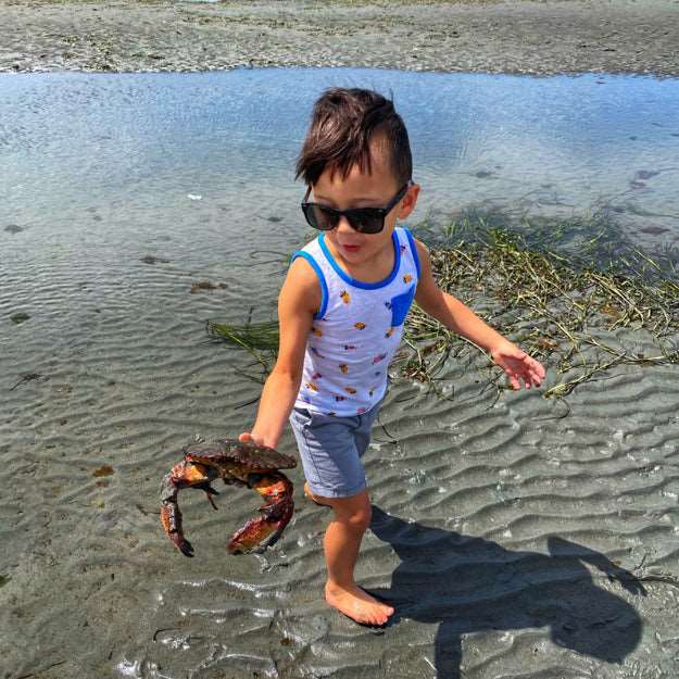 Black RoShamBo Toddler Sunglasses