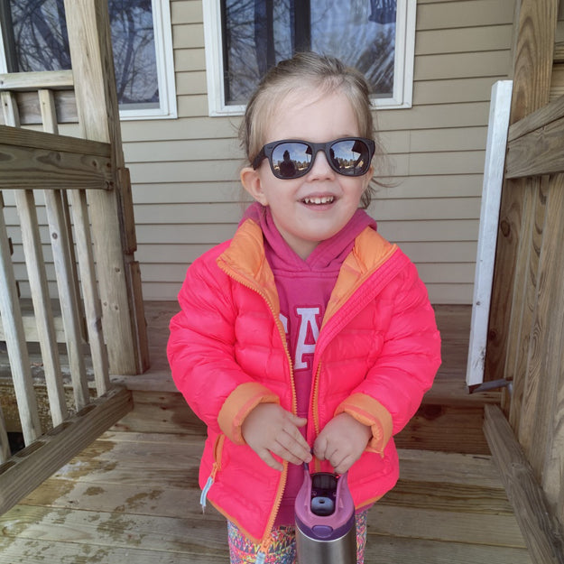 Black RoShamBo Toddler Sunglasses