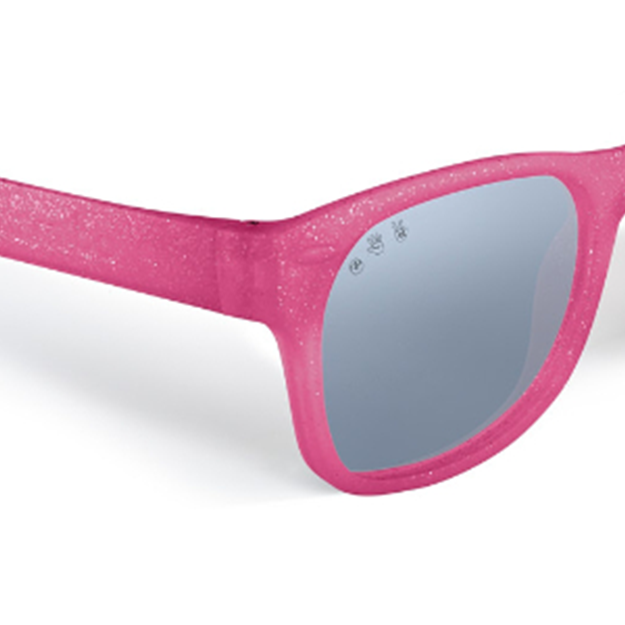 Glitter Pink RoShamBo Baby Sunglasses