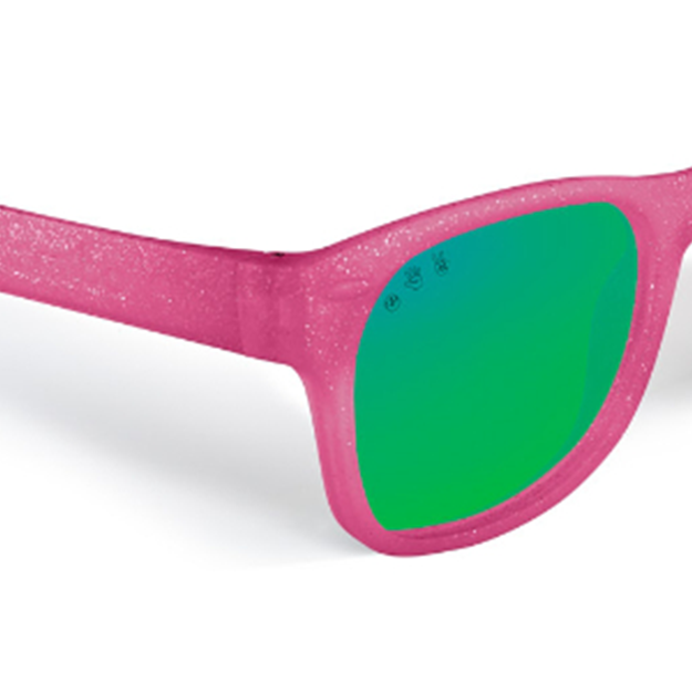 Glitter Pink RoShamBo Baby Sunglasses