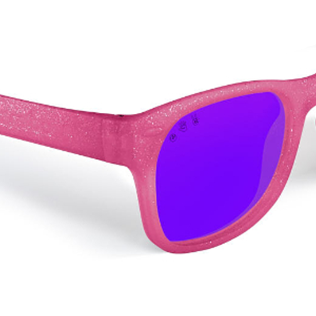 Glitter Pink RoShamBo Baby Sunglasses