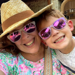 White/Purple Colour Changing RoShamBo Toddler Sunglasses