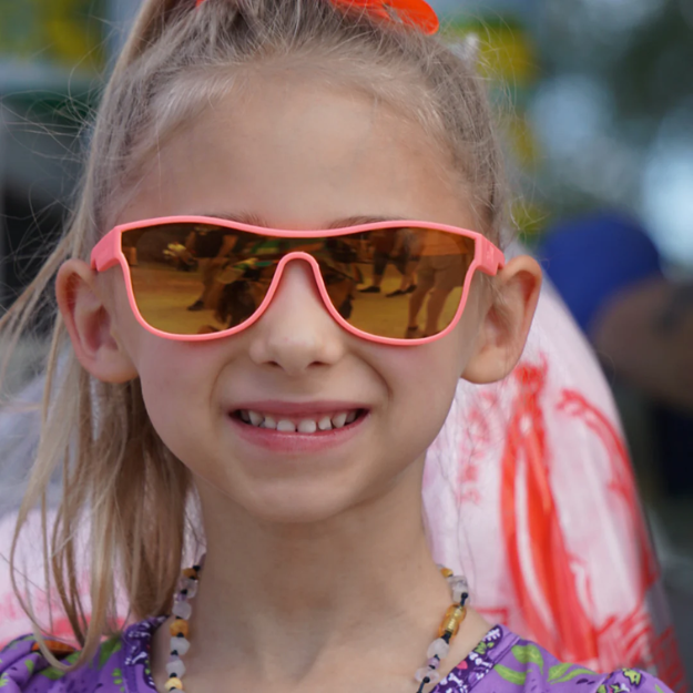 Pink Roshambo Toddler Single Shield Sunglasses