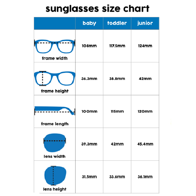 White & Black RoShamBo Baby Sunglasses