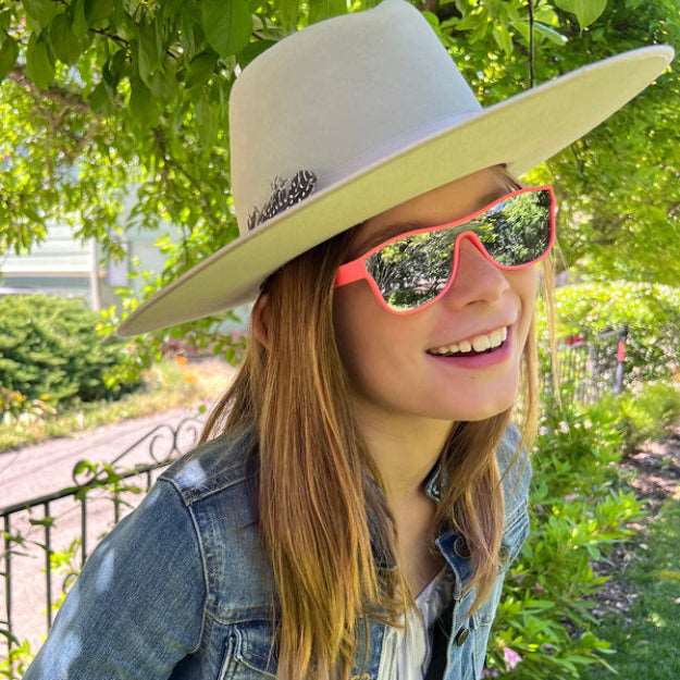 Black Roshambo Toddler Single Shield Sunglasses