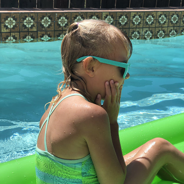 Teal RoShamBo Junior Sunglasses