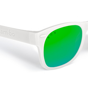 White RoShamBo Junior Sunglasses