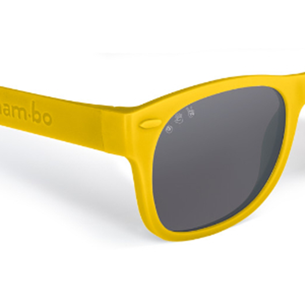 Yellow RoShamBo Toddler Sunglasses Black