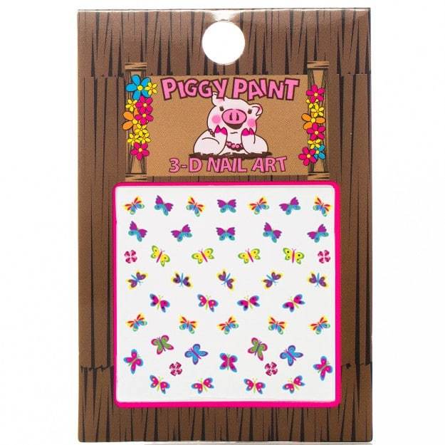 Piggy Paint Kid Friendly 3D Nail Art Stickers