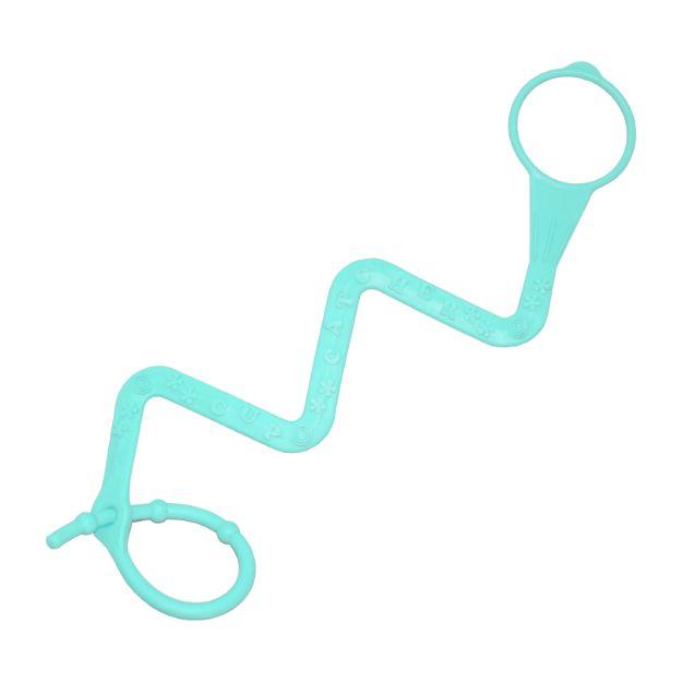 Cupcatcher Catches The Cup, Keeps It Close & Clean! Portable Baby Cup Holder Aqua