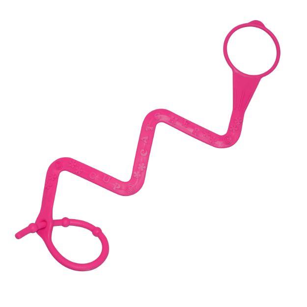 Cupcatcher Catches The Cup, Keeps It Close & Clean! Portable Baby Cup Holder Pink