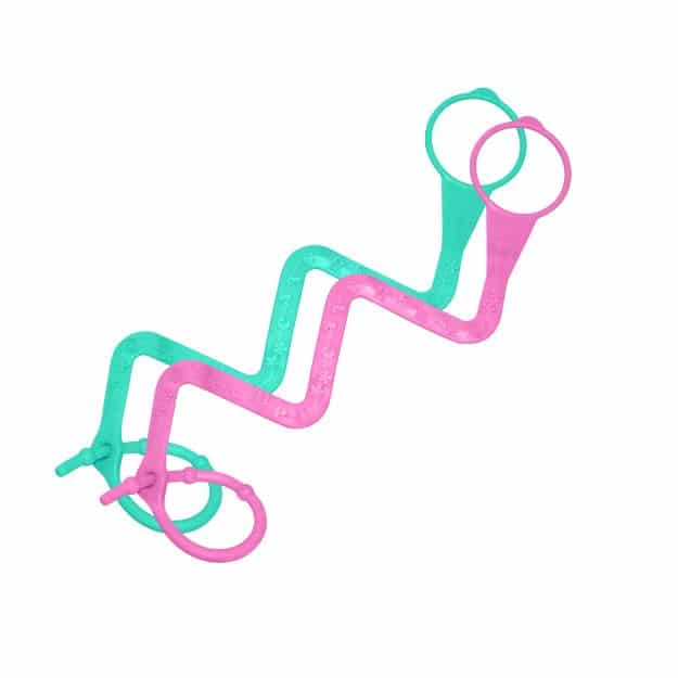 Cupcatcher Catches The Cup, Keeps It Close & Clean! Portable Baby Cup Holder Aqua Pink