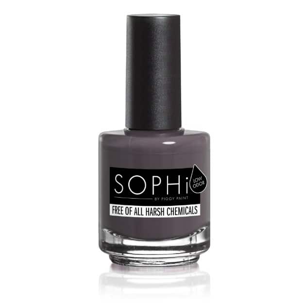 SOPHi Non Toxic Adult Nail Polish FEETured Attraction - Matte Grey Purple