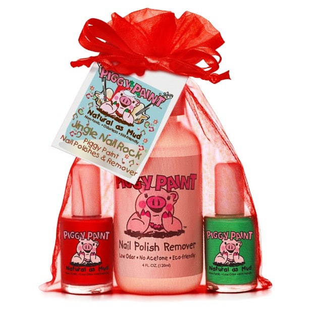 Piggy Paint Kid Friendly Nail Polish Gift Sets Birthday Bash Gift Set: Jazz It Up - Pink Shimmer Sea-Quinn - Matte Turquoise Groovy Grape - shimmer purple (Full Bottle Size)