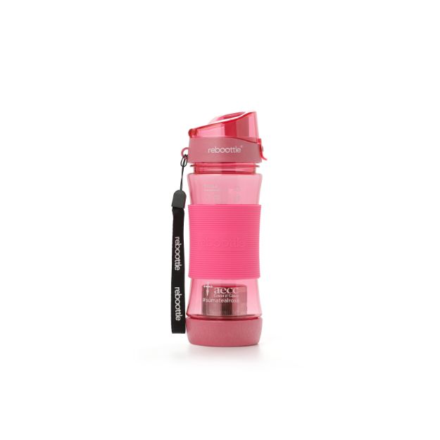 BPA Free Hot & Cold Drinks Bottle by rebootle Pink