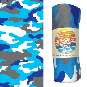 Kids Hooded UPF 50+ Sunscreen Towel with Hood by Luv Bug