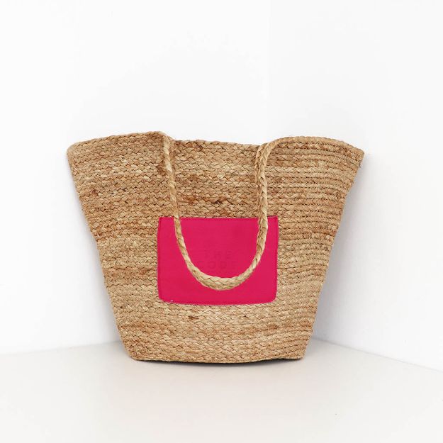 Maxi Jute Tote Bag by The Code