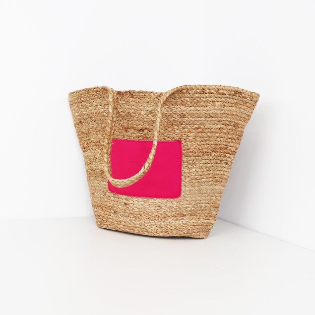 Maxi Jute Tote Bag by The Code