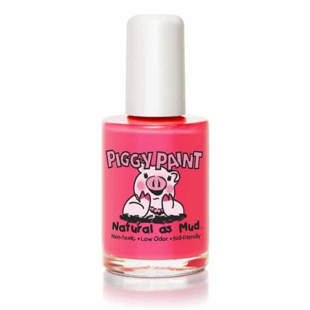 Piggy Paint Kid Friendly Nail Polish (Full Bottle Size - 15ml) Wild Child - Deep Shimmer Pink
