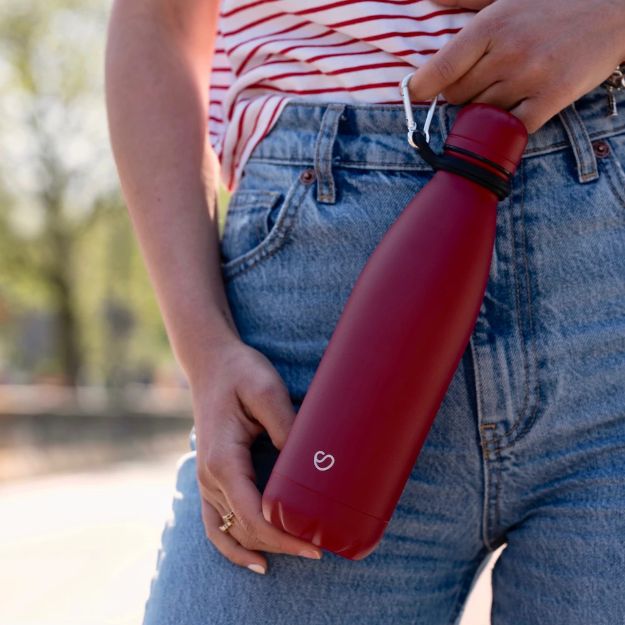 Matte Blue Bottle  Reusable & Insulated Slokky Water Bottle