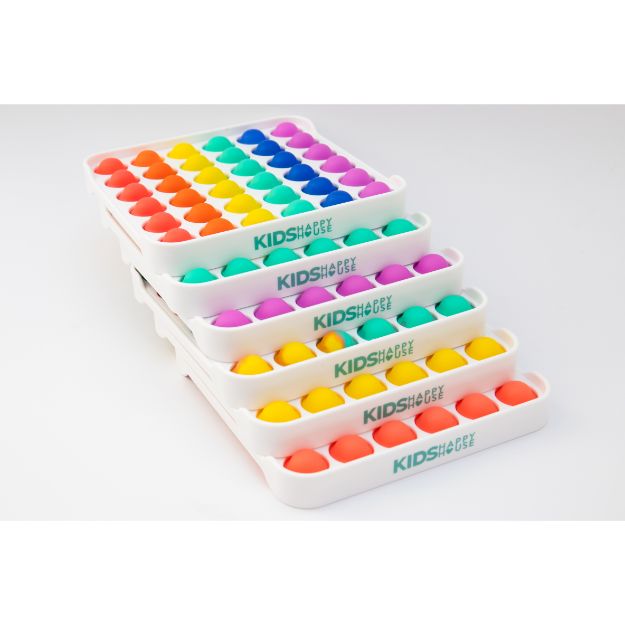 RadBizz Push Pop Bubble Fidget Sensory Toy Ball - Per Autismo, Stress E Ansia Bambini E Adulti Palla Multicolore~p121902106 - Foto 9