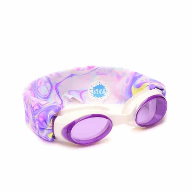 Splash Kids Swim Goggles Pastel Swirl