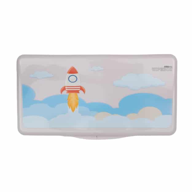 The Wipebox: The Portable, On The Go Sealed Baby Wipes Case Rocket