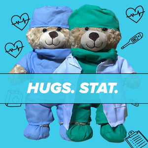 Nurse Hugs-a-Lot Teddy Bear by Hero Bears - Kids Happy House