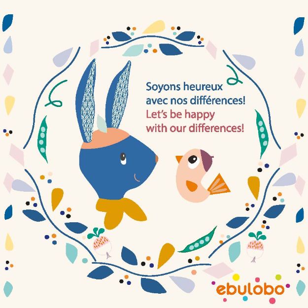 Gabin Rabbit Activity Mat by ebulobo