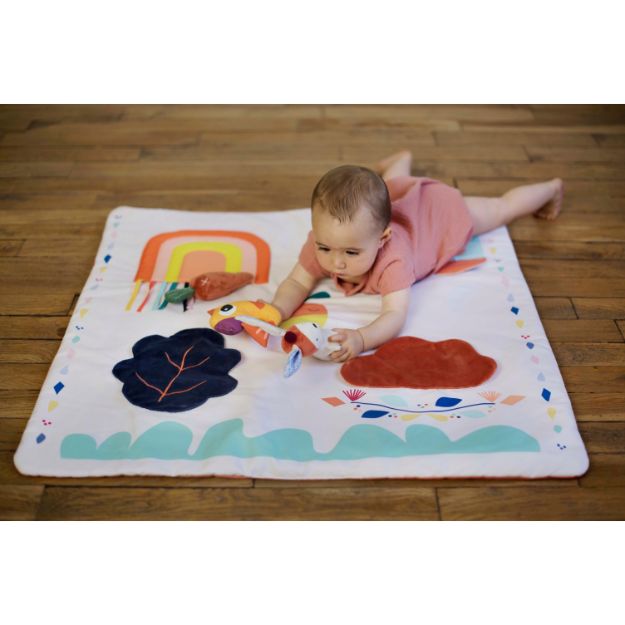 Gabin Rabbit Activity Mat by ebulobo