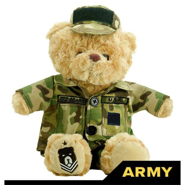 Sgt Sleeptight Teddy Bear by Hero Bears