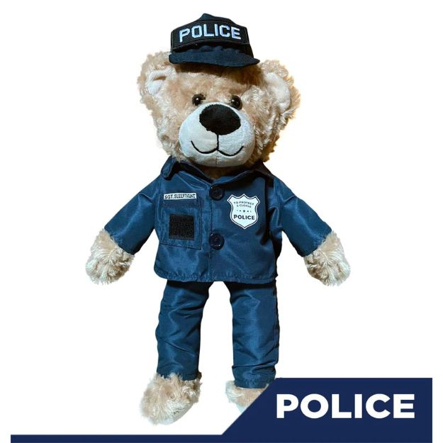 Sgt Sleeptight Police Teddy Bear by Hero Bears